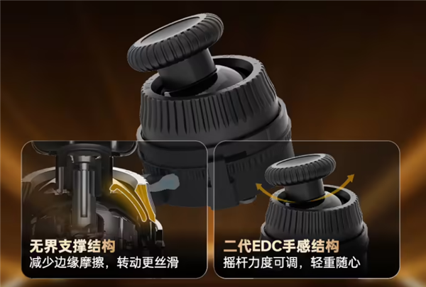 199元卷王手柄!机械师G5 Pro V3登场 可调力悬浮TMR摇杆