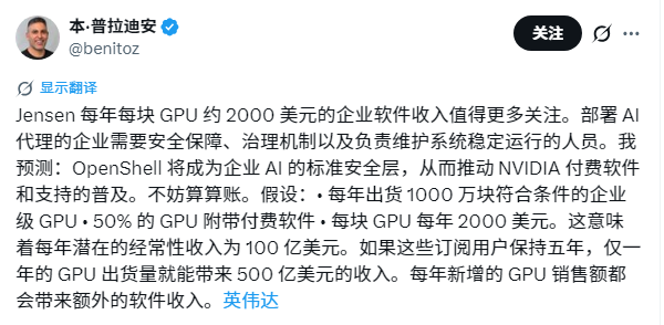 买完显卡还要按年给老黄打钱!游戏党慌不慌
