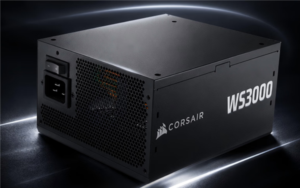 美商海盗船WS3000工作站电源首发6599元:四组原生12V-2×6接口