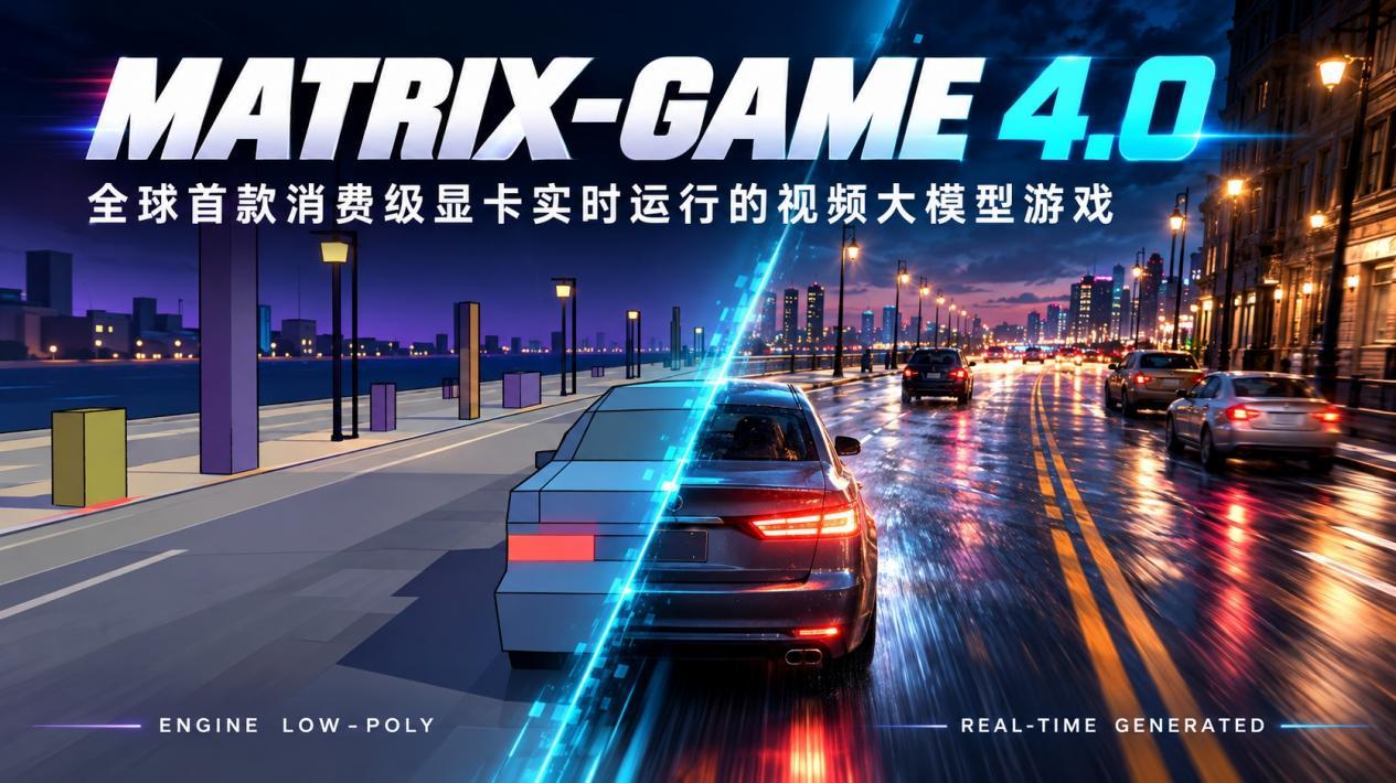 昆仑万维诞生世界上第一款消费级显卡视频大模型游戏,同步开源