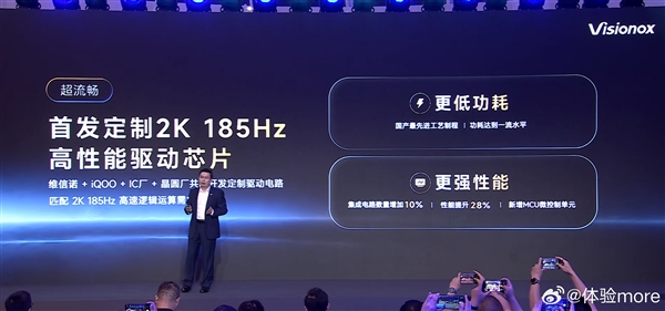 国屏之光!iQOO Neo12全球首发2K 185Hz手机屏幕