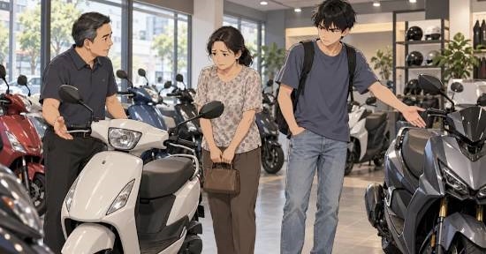 儿子嫌3万多新台币基础款摩托车便宜 点名要10万新台币的车 51岁妈妈心碎发文道歉