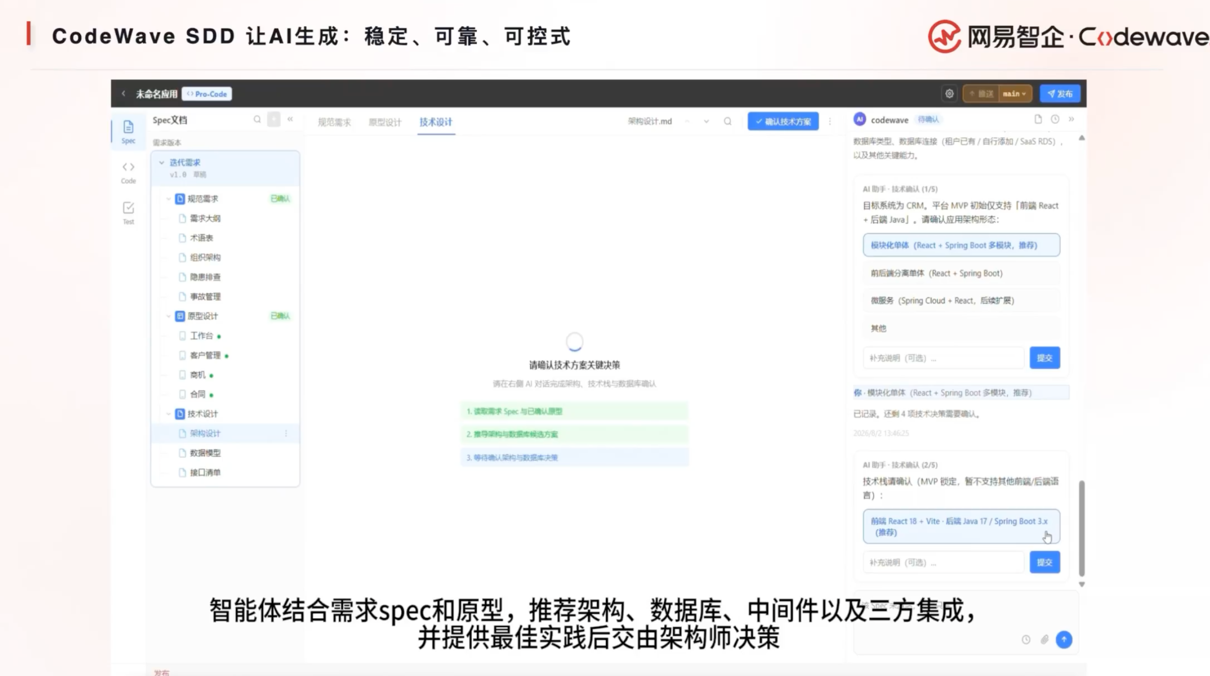 三步告别“屎山代码”?网易发布CodeWave SDD,瞄准L4级别软件开发