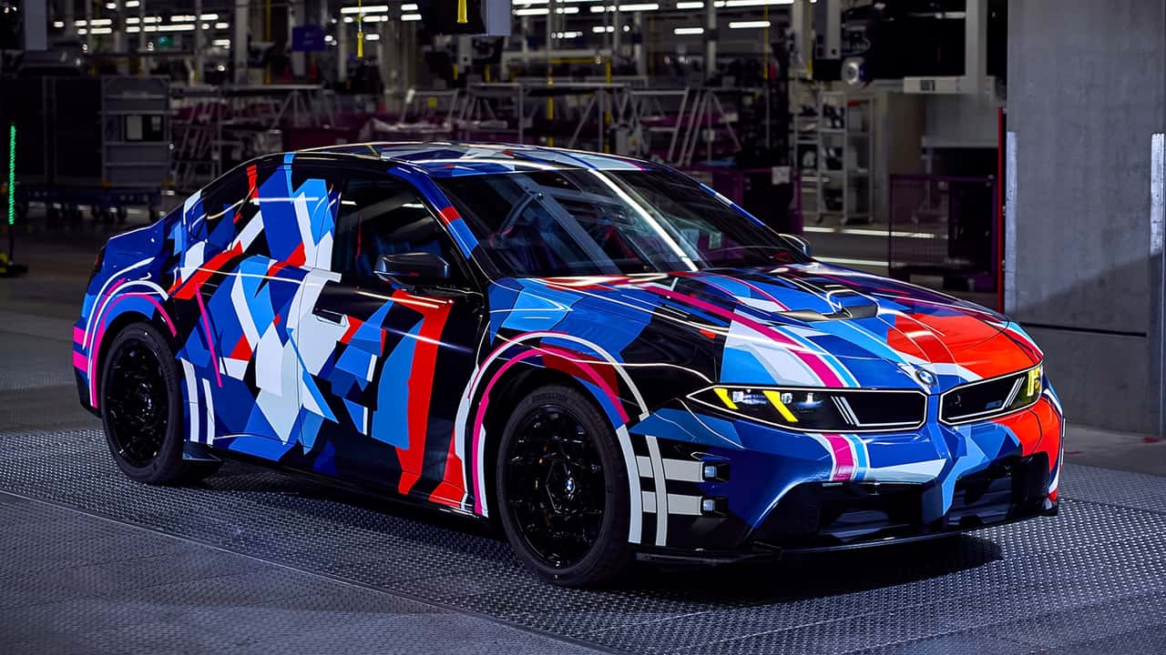 BMW M3 Electric (2027) teaser images